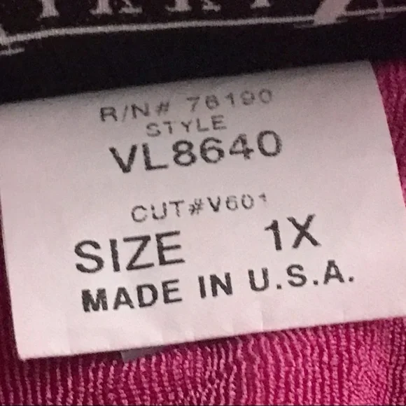 New Vikki Vi California Raspberry Jacket 1X Nordstrom made USA Maternity Barbie - Picture 5 of 16